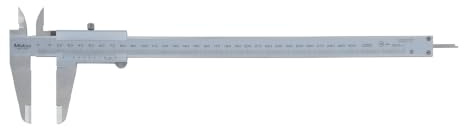 Mitutoyo 530-124 Standard-Nonius Messschieber, 0-300 mm | 0,02 mm Ablesung, großer Messbereich, robust