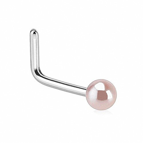Piercingfaktor Piercing Stab Stecker Barbell Nase Tragus Helix Ohr Lippe Intim mit Perlen Kugeln