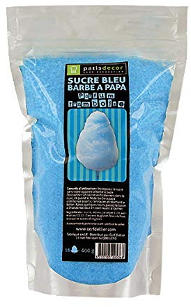 PATISDECOR Zucchero Barba di Papà Lampone 400 g