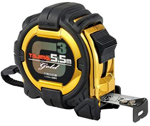 Tajima Règle Tape à mesurer G3GLM25-55BL