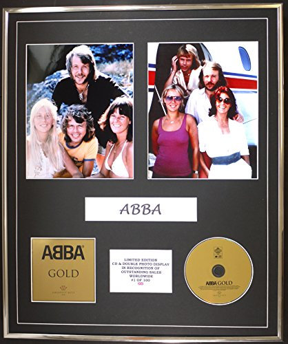 ABBA/Cd & Doppel Photo Display Limited Edition/COA/GOLD