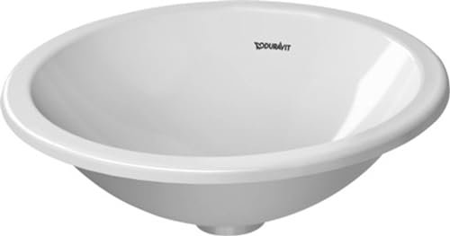 Lavabo empotrado Duravit Architec 45cm, empotrado desde arriba, 0318450000