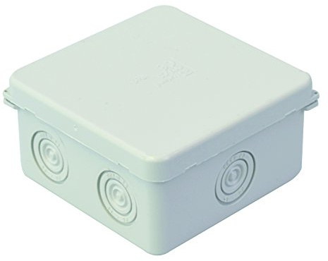 Aufputz Abzweigdosen Kabelabzweigkasten 12 Membraneingänge | IP65 | 100x100x50 mm | Verteilerdose Abzweigdose Aufputz Wasserdicht Aussen Installationsgehäuse Box Verbindungsdose