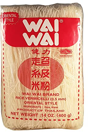 Reisnudeln WAI WAI Rice Vermicelli 400g Reis-nudeln