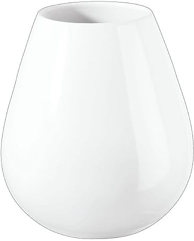 ASA Ease Vase - Keramik, Weiß 18 x 9 cm
