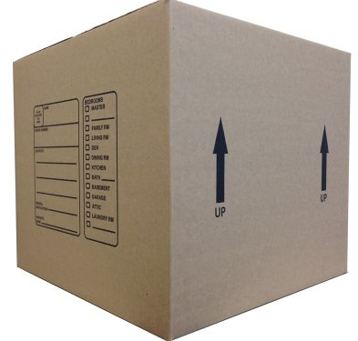 The Boxery 18 X 18 X 16 Inches Genuine Medium Moving Boxes (Pack of 10)