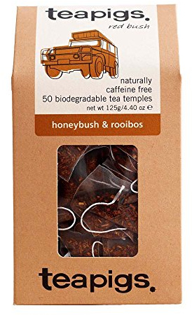 Teapigs Honeybush & Rooibos Tea Bags Made with Whole Leaves (1 Pack of 50 Teabags)