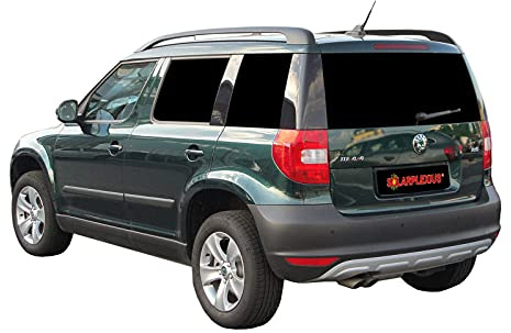 Solarplexius Auto-Sonnenschutz Scheiben-Tönung passgenau für Skoda Yeti Bj. 09-17 Keine Folie Komplettsatz