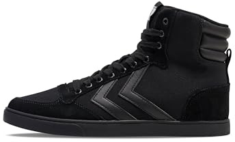hummel Unisex Slimmer Stadil Tonal High Sneaker, Schwarz, 40 EU