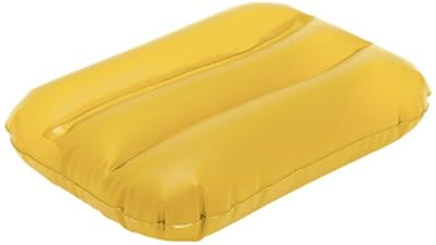 noTrash2003 Aufblasbares Inflatable Strandkissen oder Schwimmkissen Beachkissen Kissen Strand Urlaub 32 cm x 24 cm PVC (Gelb)