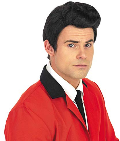 Fun Shack Peluca Hombre Años 50 Ted, Disfraz para Carnaval y Halloween, Peluca Pelo Corto Hombre, Talla única