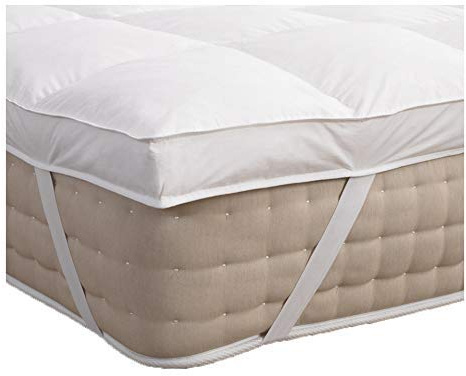 Single - Extra Deep (7.5cm) Duck Feather Mattress topper with Cotton Cover - Slight Second