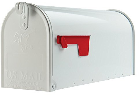 Original U.S. Mailbox - ELITE - Stahl - weiss - Gr. T1 Art E1100W00