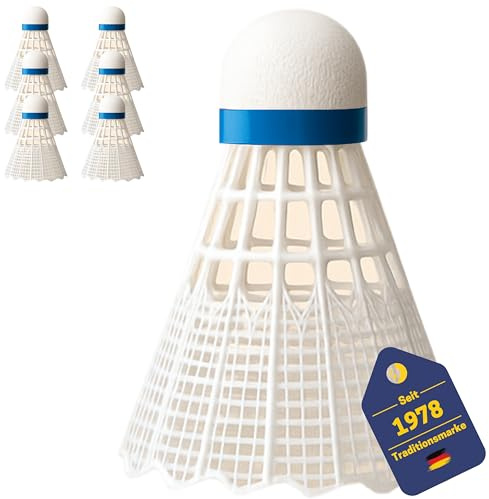 BEST SPORTING Badminton Bälle Set - Turnierbälle 6er Set´s