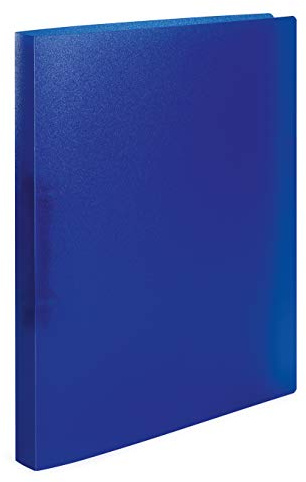 HERMA Raccoglitore ad anelli A4 Traslucido Blu scuro, dorso di 25 mm, Cartelle ad anelli in plastica per bambini