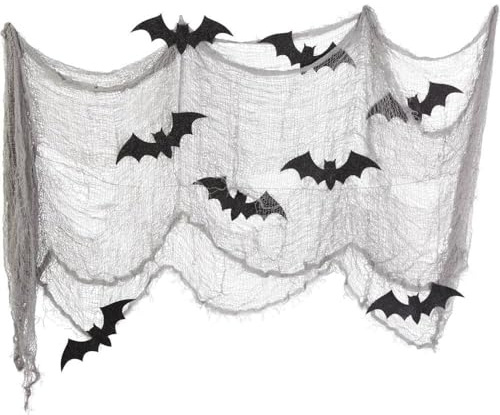 KIT GAUZE GLTER BAT HALLOWEEN