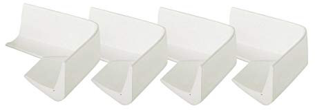 reer Ecken-Schutz fürs Baby, extra breit, 4 Stück, creme-weiß