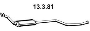 EBERSPÄCHER 13.3.81 Mittelschalldämpfer Mitteltopf mitte 2450mm 8,2kg