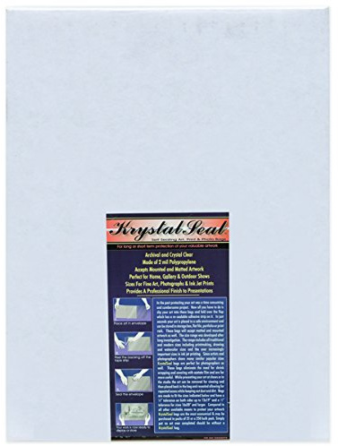 Creative Mark Krystal Seal ATC Art and Photo Bags - 2.5 x 3.5- Pack of 250 - Archival Polyethylene Sealing Bags for Paintings, Artwork and Photo Storage