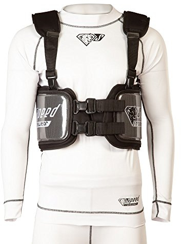 Speed gilet di protezione Saturn, in Kevlar, nero, Donna Uomo, XXL