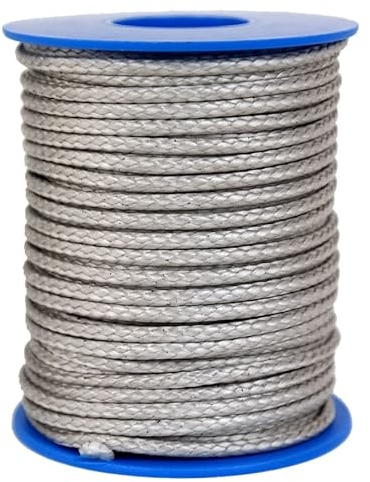 Corde tressée Dyneema en Dyneema - Diamètre 2,5 mm - 25 m - Gris