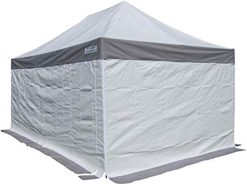 ALEOS. 4x4m ALU Profi Faltzelt Marktzelt Marktstand Tent 50mm Hex mit Metallgelenken und PVC PLANEN FEUERHEMMENDEN
