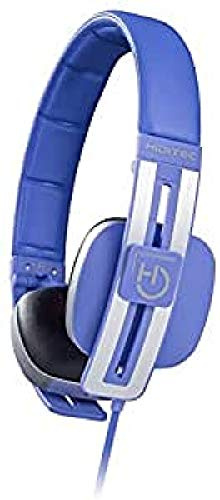 Hiditec | Écouteurs filaires Wave | Casques Lilas pour PS4, PC, Xbox, Smartphone | avec câble renforcé et Microphone | Son Surround | Produit Espagnol | Casque Bandeau Bleu