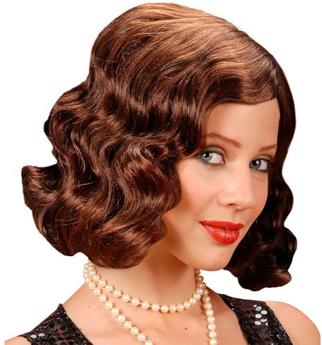 Widmann – peruk gyllene tjugotalet, 20-talet och 30-talet, Charleston, flapper, temafest, karneval