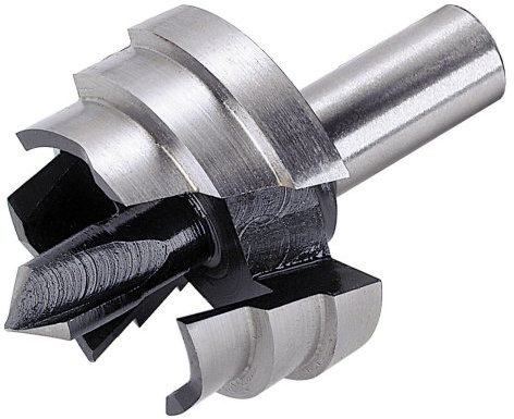 wolfcraft Broca especial para plástico reforzado con fibra de vidrio (PRFV), Ø 28-35mm I 3759000