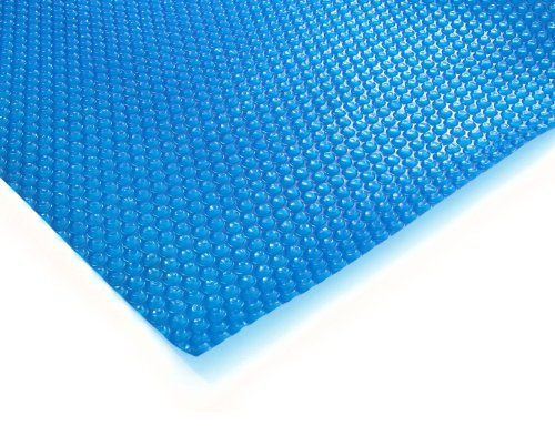 Zelsius Solarfolie, eckig | 6 x 4 m | blau | 400µ | Noppenfolie, schwimmend | Poolabdeckung, Solar Folie für Pool, Solarplane, Thermoplane, Wärmefolie, Poolsolarplane