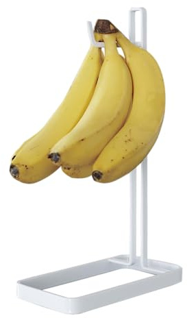 YAMAZAKI Home Hanger Banana Stand | Steel | Fruit Basket, One Size, White