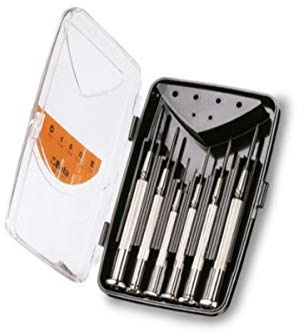 Beta 1229LPH/A6 - Serie di 6 microgiravite 1229LP - 1229PH | con scatola supporto
