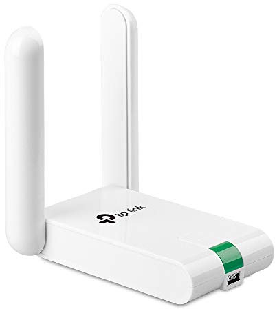 TP-Link TL-WN822N Alto Guadagno Adattatore USB Scheda di Rete, Wireless 300Mbps, 2.4GHz, 2 Antenne Fisse, USB 2.0, Pulsante WPS, 1.5m USB cable, High Gain