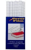 2 x Tiger Qualität Rolle Klar Klebriges hinter Plastik Buchumschlag Film selbstklebend Schoner Fablon - Rolle Größe: 33cm x 1m