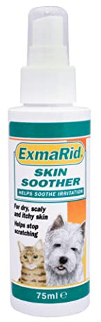 Exmarid Skin Soother Spray for Dogs, with Tea Tree Oil and Aloe Vera - Dry and Itchy Skin Relief, Prevents Scratching (75ml)