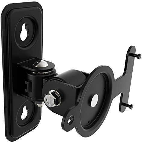 RICOO 1x Lautsprecherwandhalterung Lautsprecher Wandhalterung für SONOS Play:3™ Wand Halterung LH433-B Schwenkbar Neigbar HiFi Audio Boxen Aufhängung Speaker Wall Mount