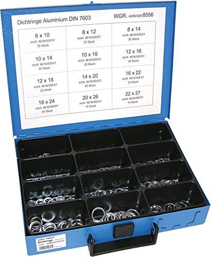 Dresselhaus Sortimente Dichtringe DIN 7603 Aluminium, 1 Stück, 0/4499/000/8556/06