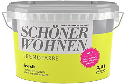 2,5 Liter Schöner Wohnen Trendfarbe matt FRESH