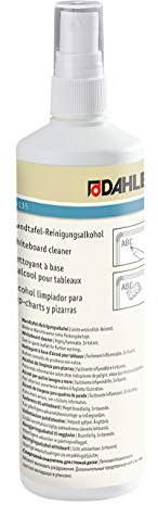 Dahle 95135 Reinigungsalkohol für Flip-Charts und Wandtafeln (Sprayflasche 250 ml)