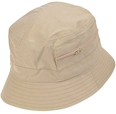 Harrys-Collection Damen Herren Fischerhut Stoff 6 Farben bis Größe 63, Kopfgröße:63, Farben:beige