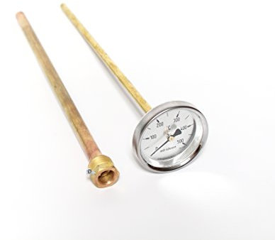 500°C Thermometer Ofenthermometer Holzbackofen 50 cm (ad-ideen)