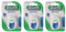 GUM EASY Floss PTFE Zahnseide 30m, 3er Vorteilspack (3 Stück)
