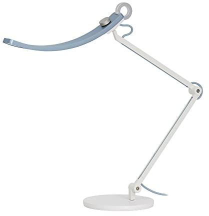 BenQ WiT e-Reading Desk Lamp | Eye-Caring for Reading, Study, Craft | Ultrawide, Bright, Dimmable with 13 Colour Modes | Adjustable Arm | Matte Blue