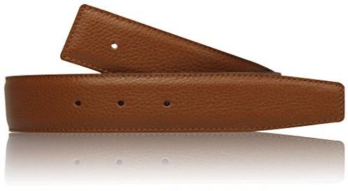 Cognac Wendegürtel in echt Leder für Herren & Damen 4 cm Breiter Gürtel in Braun