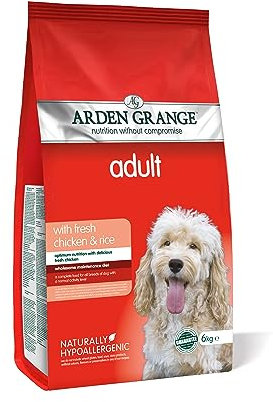 Arden Grange Adult Dry Dog Food Chicken and Rice, 6 kg