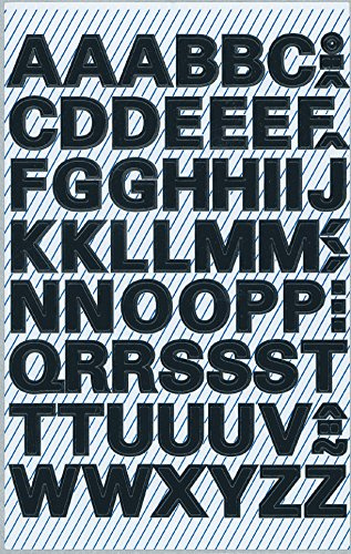 AVERY Zweckform 3780 Buchstaben Etiketten (A-Z, 76X120 mm, wetterfeste Folie) 130 Aufkleber