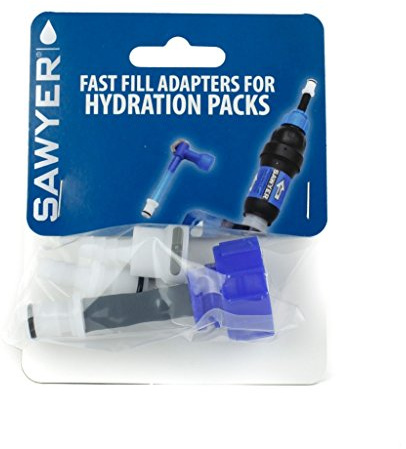 Sawyer Outdoor Water Purification Filter Spare Parts Bucket Bucket Conversion Inline Quick Fill Adapter Screw Coupling Kit Accessories (SP115 Fast Fill Adapters for Hydration Packs)