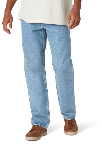 Classic 5-pocket Relaxed Fit Cotton Jean, Stone Bleach, 40W x 32L