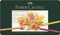 Faber-Castell 110036 Polychromos Malstifte, 36er-Buntstifte-Set in einem eleganten Metalletui, Leuchtende Farben mit dicken 3,8-mm-Minen und säurefreien Pigmenten für verschiedene Oberflächen