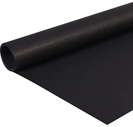 Clairefontaine 95729C - Rolle Kraftpapier, 3 x 0,70 m, 65 g, ideal für Ihre Bastelprojekte und DIY, 1 Stück schwarz